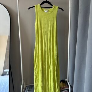 NWOT Lime Green Maxi Dress